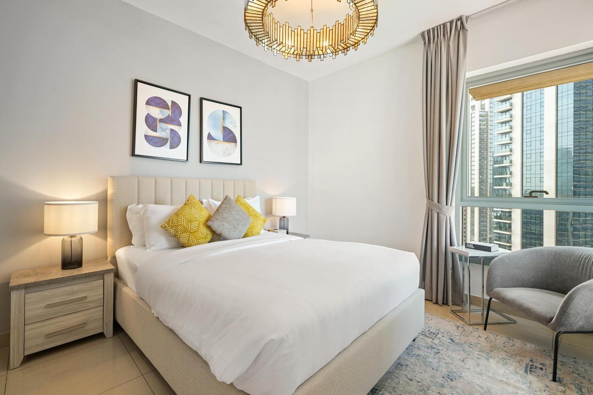 New! Luxury 3Bedroom With Spectacular Burj Views Downtown Dubaj Kültér fotó