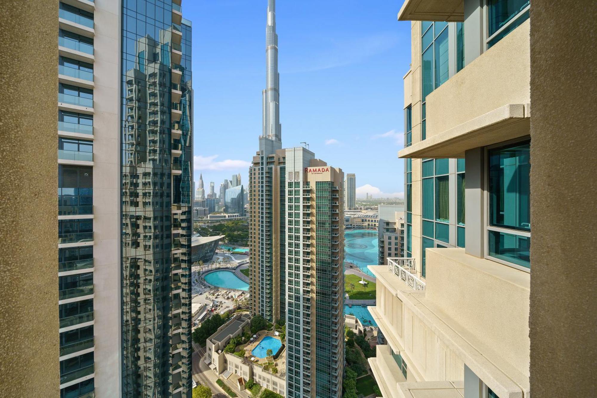 New! Luxury 3Bedroom With Spectacular Burj Views Downtown Dubaj Kültér fotó