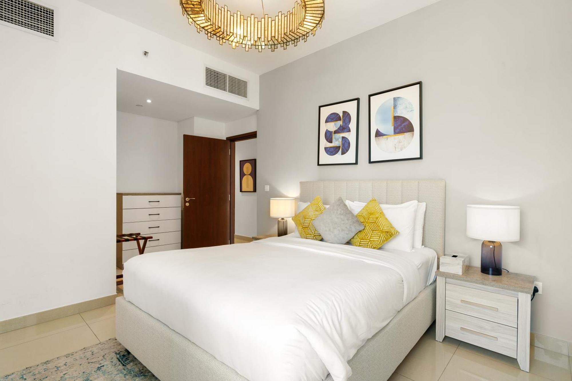 New! Luxury 3Bedroom With Spectacular Burj Views Downtown Dubaj Kültér fotó